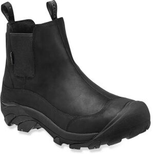 KEEN Men's Anchorage II Black Waterproof Boots